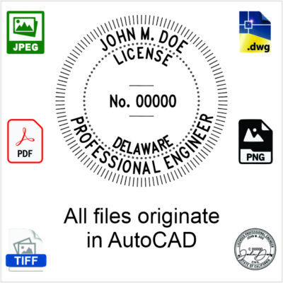 Delaware Engineer Electronic Stamp
