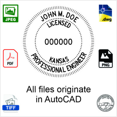 Kansas Engineer Electronic Stamp