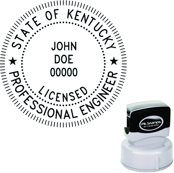 Kentucky Engineer Pre-Inked Stamp
