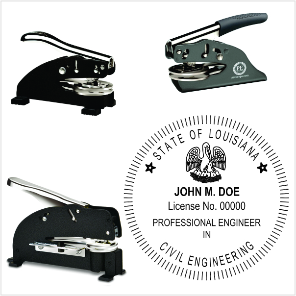 Louisiana Engineer Embosser