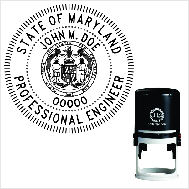 Maryland Engineer Self-Inking Stamp