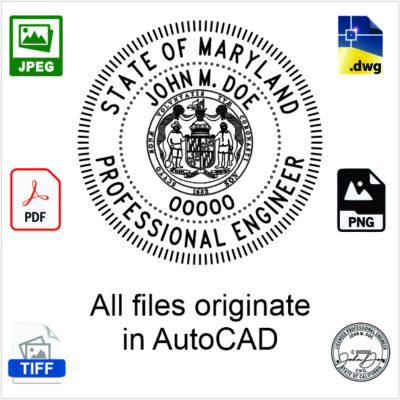 Maryland Engineer Electronic Stamp