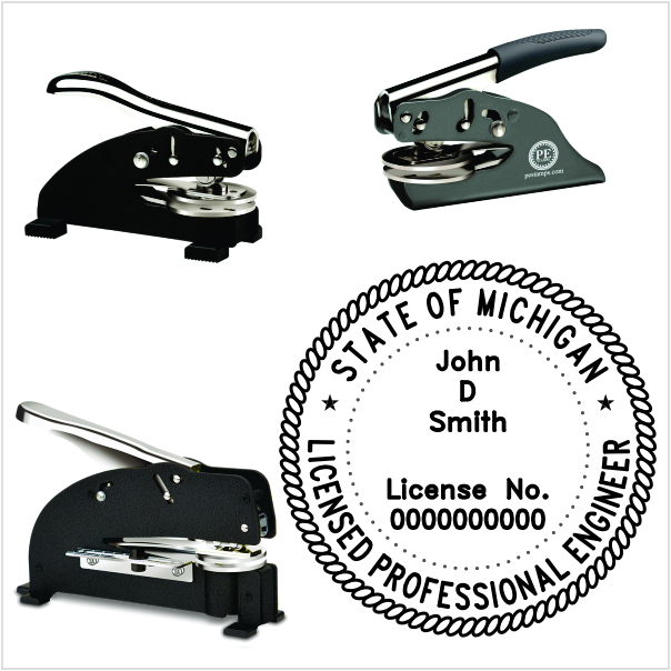 Michigan Engineer Embosser