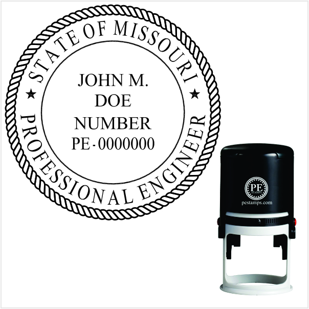Missouri Engineer Self-Inking Stamp