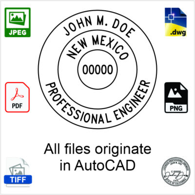 New Mexico Engineer Electronic Stamp