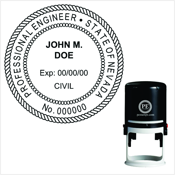 Nevada Engineer Self-Inking Stamp