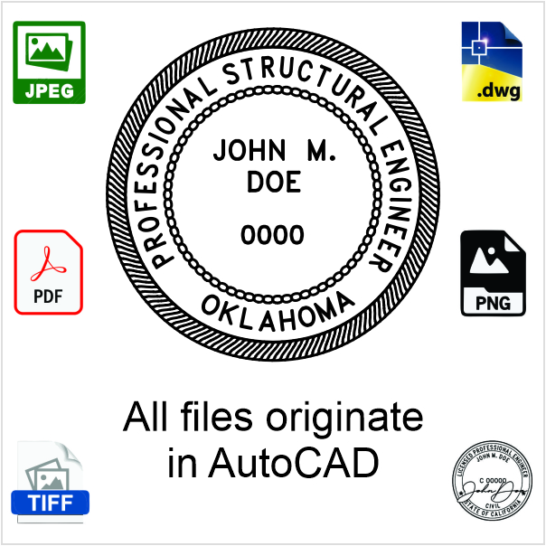 Oklahoma Engineer Electronic Stamp - Image 3