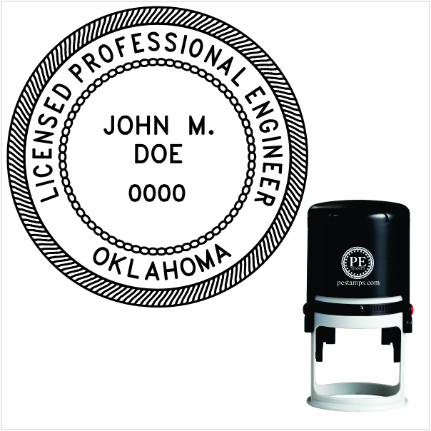 Oklahoma Engineer Self-Inking Stamp