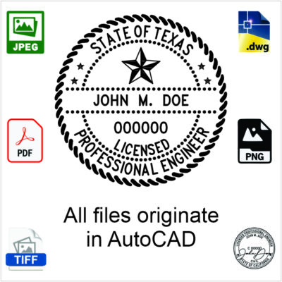 Texas Engineer Electronic Stamp
