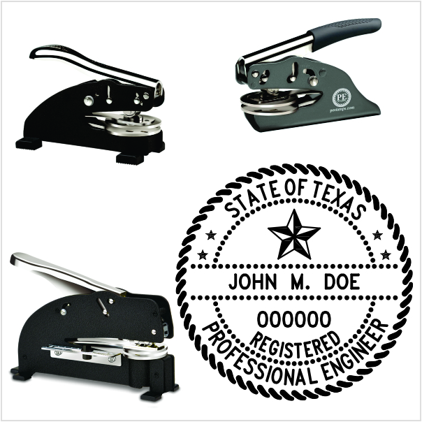 Texas Engineer Embosser - Image 3