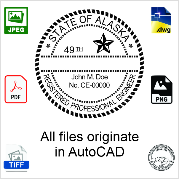 Alaska Engineer Electronic Stamp - Image 3