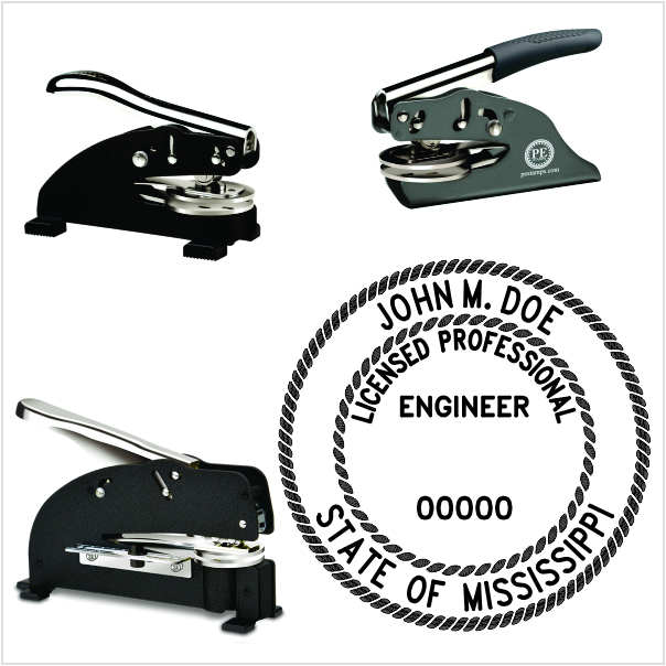 Mississippi Engineer Embosser