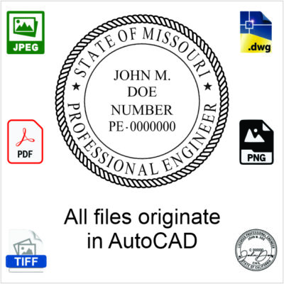 Missouri Engineer Electronic Stamp