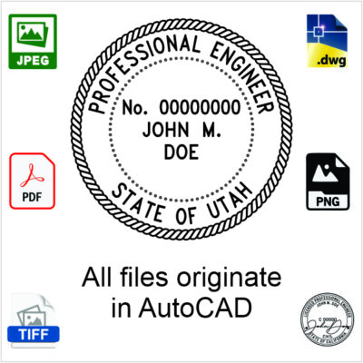 Utah Engineer Electronic Stamp