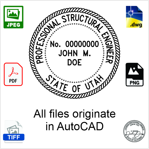 Utah Engineer Electronic Stamp - Image 3