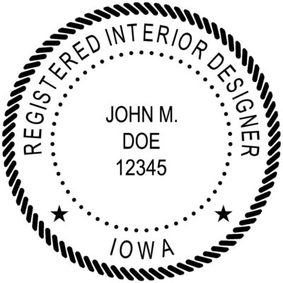 Iowa Interior Designer Stamp